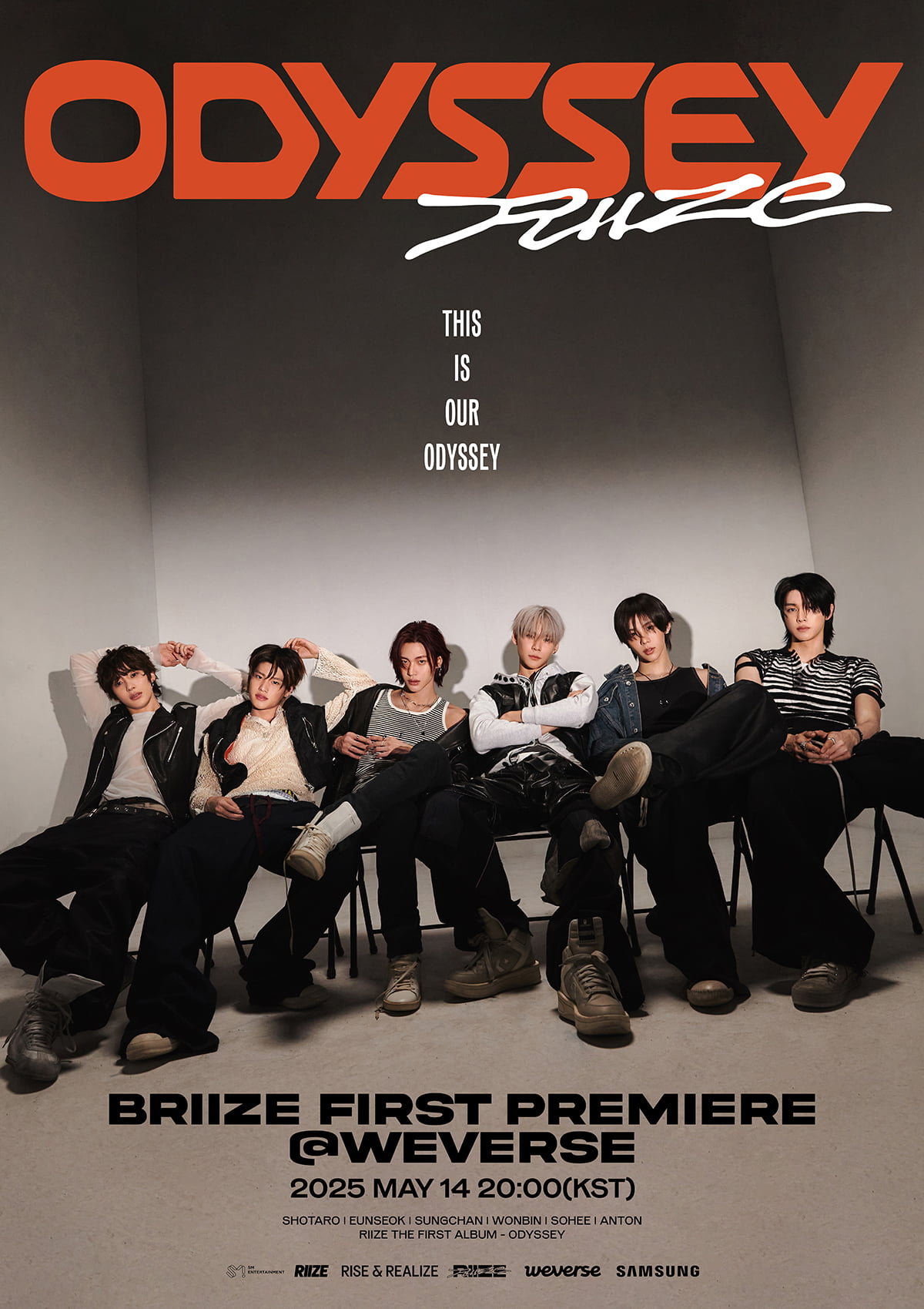 RIIZE、初のフルアルバム『ODYSSEY』プレミア公開