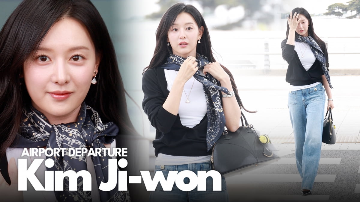 [4K] Kim Ji-won, shining brighter than jewelry on her departure