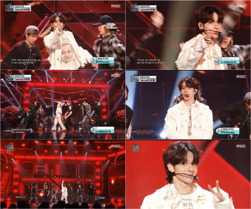 Samuel Stuns with Electrifying Performance of New Single 'ROCKSTAR' on MBC's 'Show! Music Core'