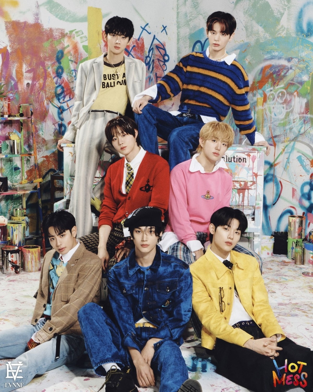EVNNE Teams Up with Popular Character Zanmang Loopy for New Album 'Newbie'
