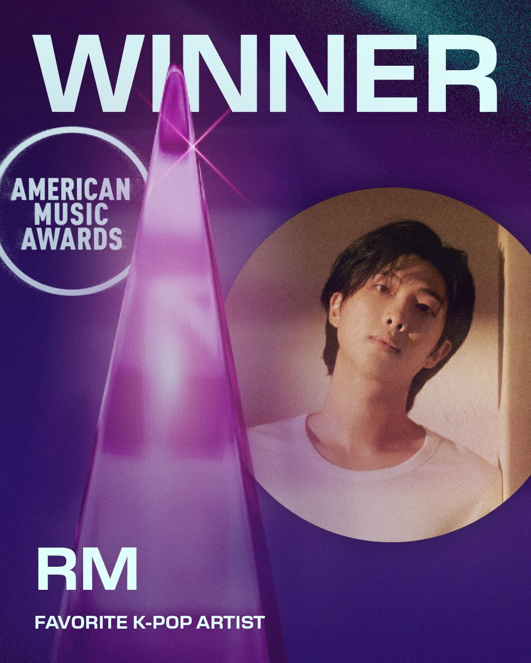 BTS's RM Makes History at the American Music Awards with Solo Win