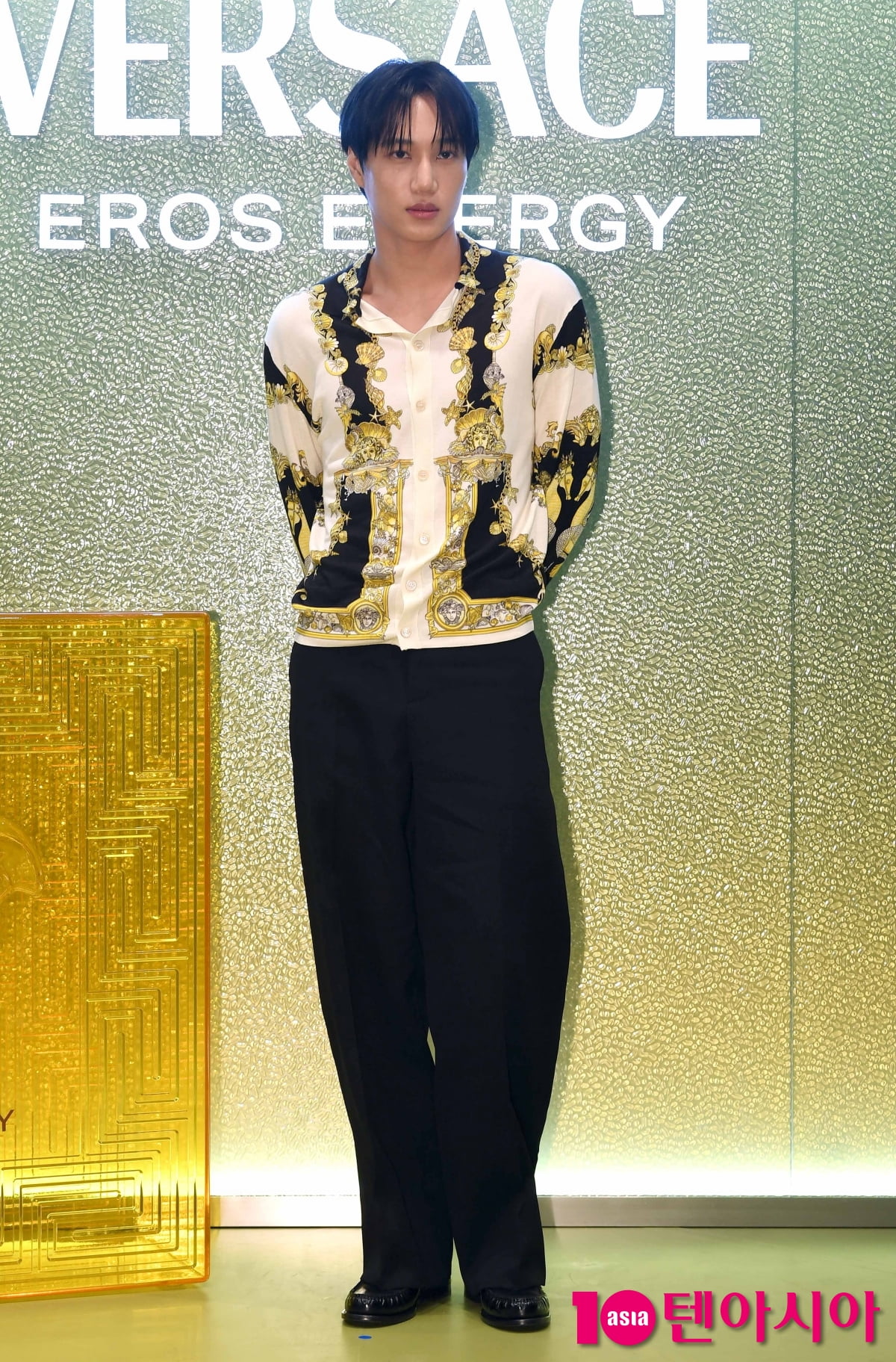 EXO's Kai Shines at Versace Eros Energy Launch Event in Seoul