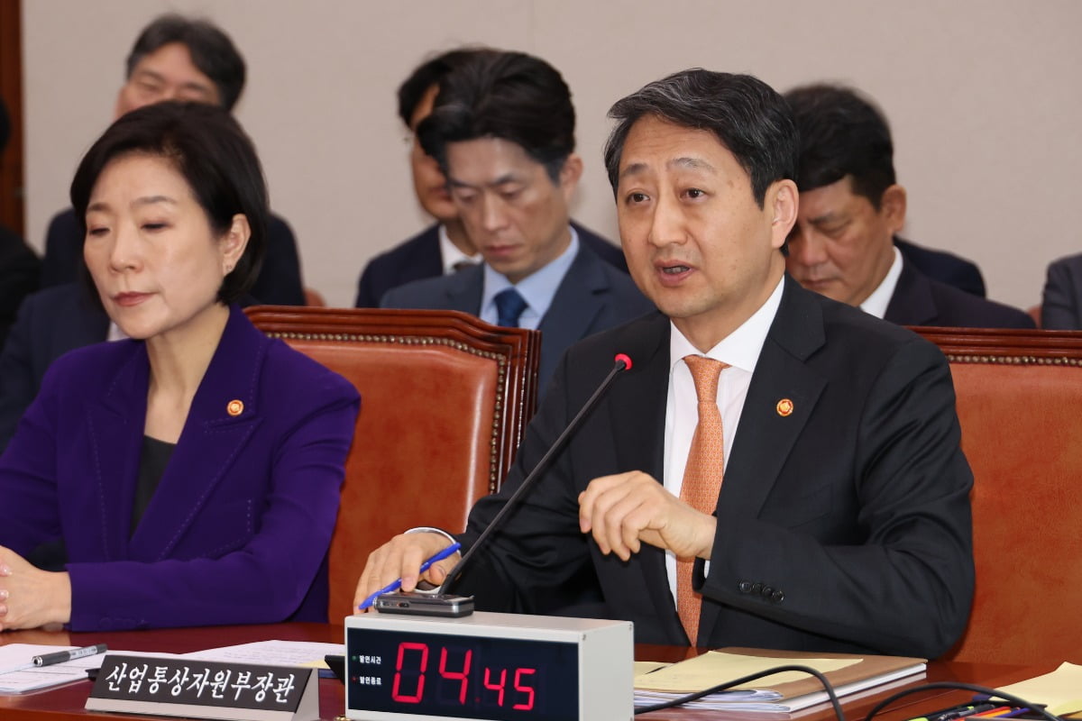 '2+2 한미 통상협의' 관련 답변하는 안덕근 산업부 장관. /사진=연합뉴스