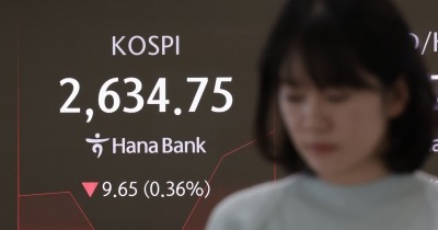 코스피, 외인·기관 차익 실현에 2630선 하락…한화 16% '급등'