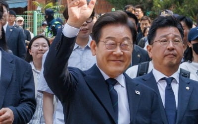 이재명 향해 "카리나 파이팅!" 외친 남성, 훈방 조치