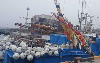 [속보］제주 서귀포 먼바다 침몰중 어선 선원 8명 전원 구조