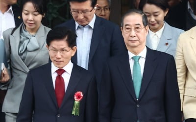 김문수-한덕수 '단일화' 더 멀어졌다
