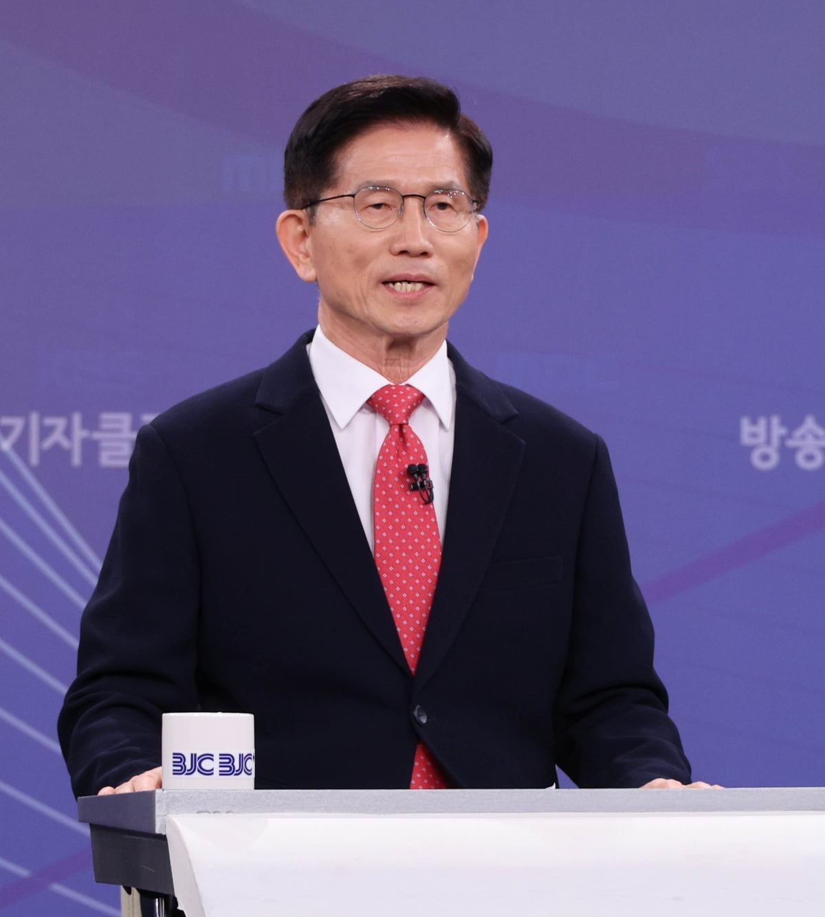 21일 국민의힘 888토토 대통령 후보가 경기도 고양 MBN 미디어센터에서 열린 한국방송기자클럽 대선 후보 초청 토론회에서 발언하고 있다. / 사진=뉴스1