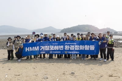 HMM, 바다의 날 맞아 거잠포해변 정화활동