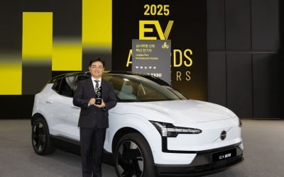 볼보 EX30, 'EV 어워즈 2025'서 '혁신 전기차상' 수상