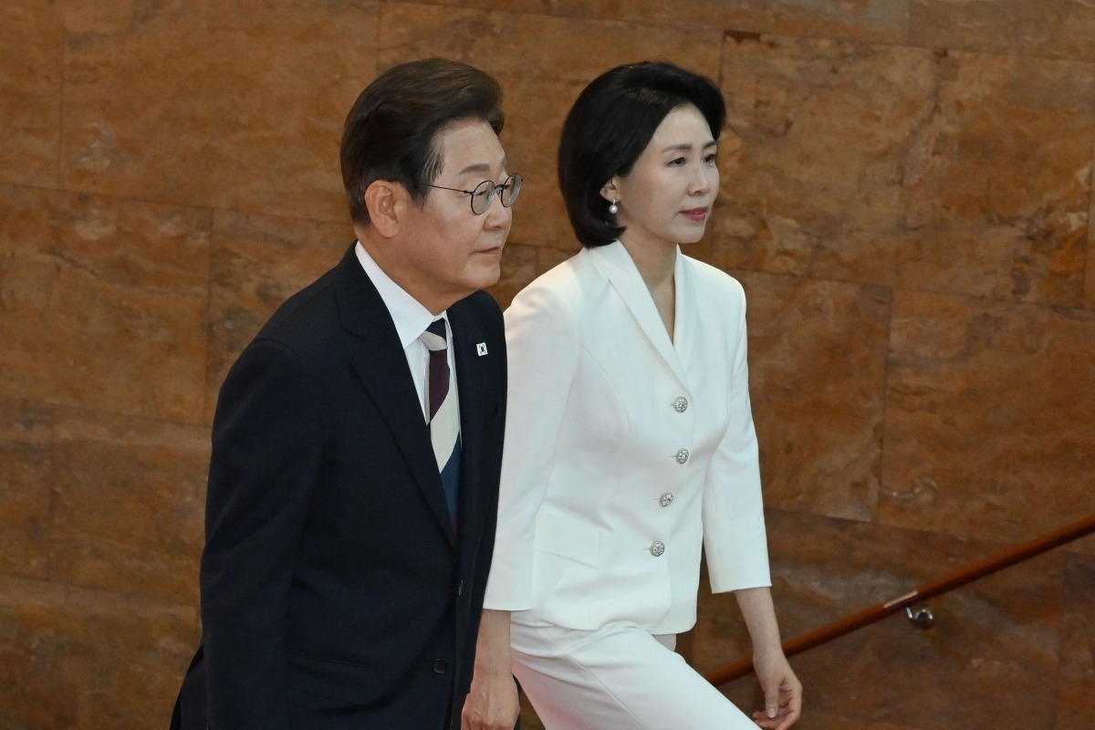 이재명 대통령과 김혜경 여사가 지난 4일 열린 취임식에 참석했다. 연합뉴스