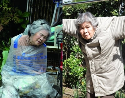 쓰레기봉투 들어가 "버려지는 것도 삶"…日 셀카 할머니 별세
