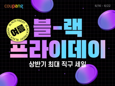 쿠팡, '로켓직구 여름 블랙프라이데이'…"최대 70% 할인"