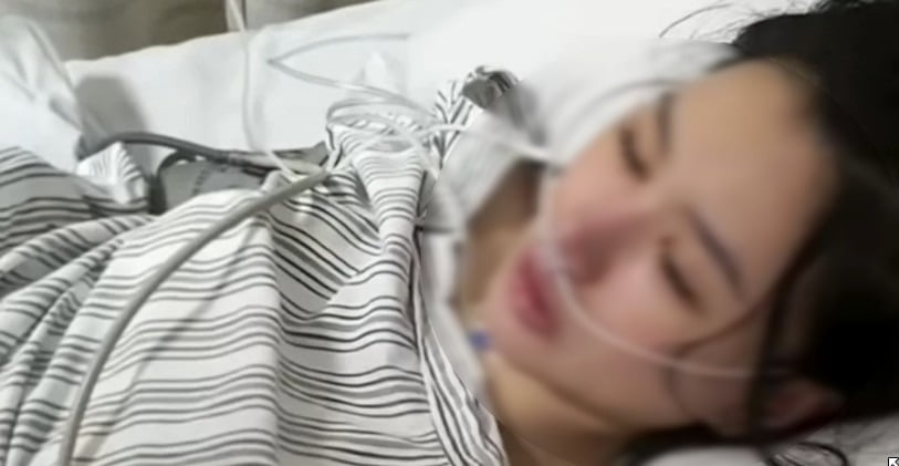 수십차례 칼에 찔렸지만 살아난 여성/사진=웨이보
