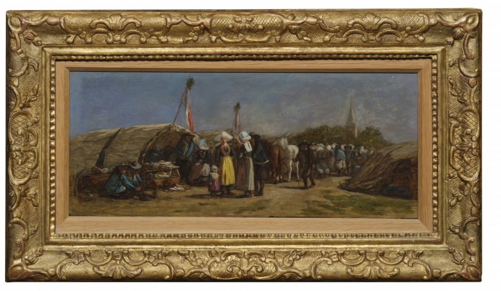 외젠 부댕 <브르타뉴의 용서>, 1862–1864, Yann Guyonvarc'h 소장품 / 그림. © Studio Christian Baraja SLB