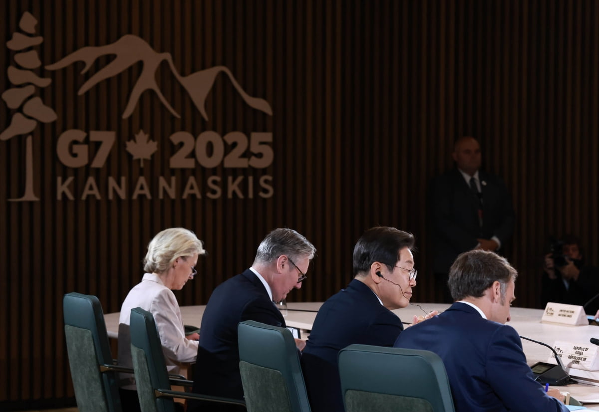 이재명 대통령, G7 정상회의 초청국 공식환영식 참석 [중림동사진관]