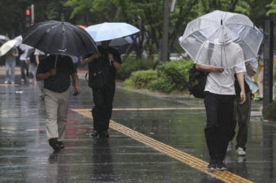 곳곳에 장맛비…전국 20~60㎜ 비 내린다