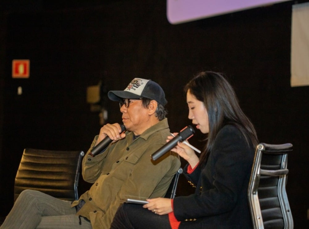 개막작 <밀정>의 감독 김지운 / 사진=필자 제공