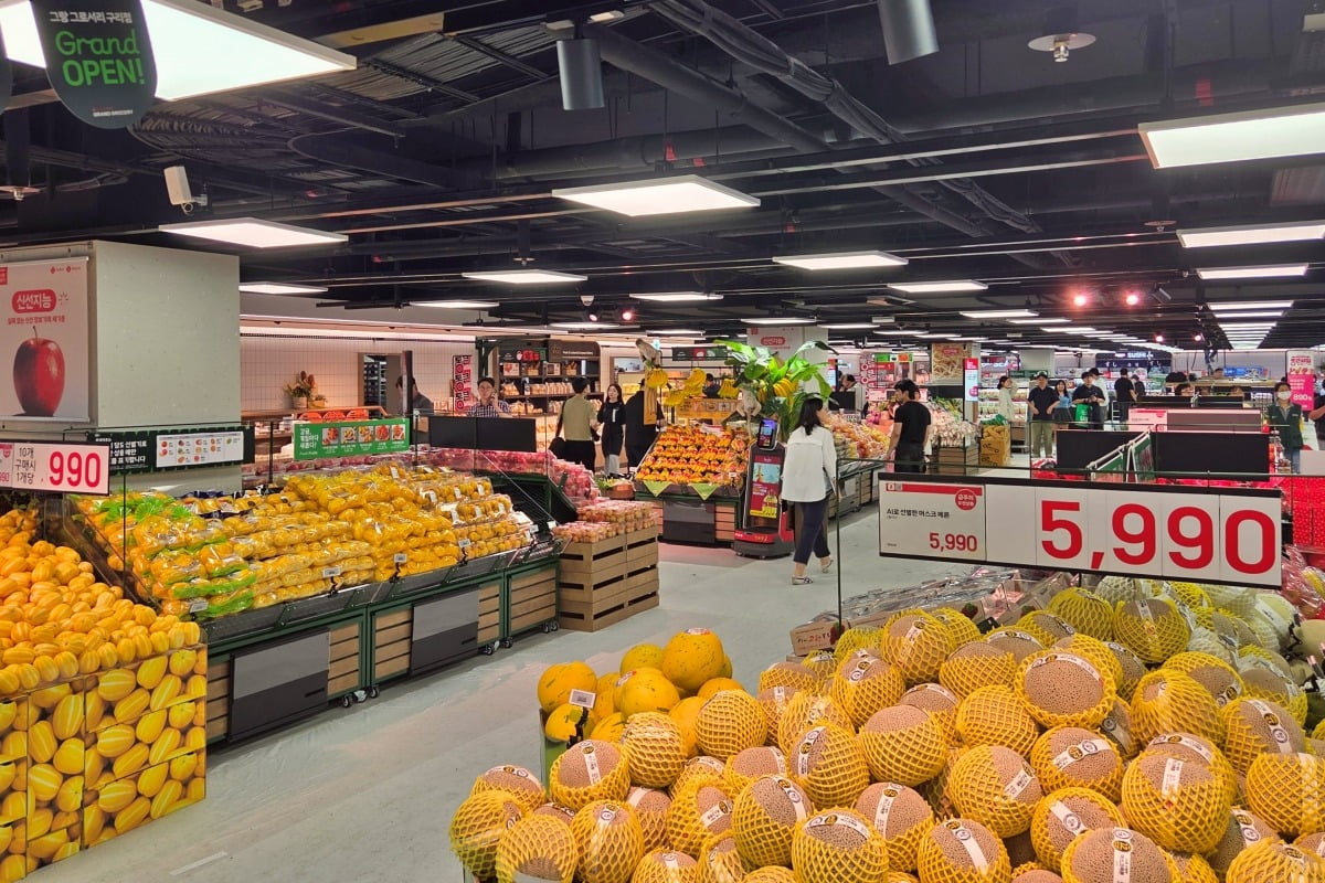 롯데마트 그랑그로서리 구리점 매장 전경./사진=롯데마트 제공 