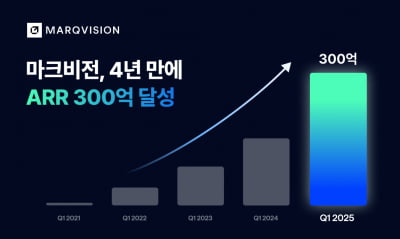 마크비전, 서비스 출시 4년 만에 연간반복매출(ARR) 300억 원 달성