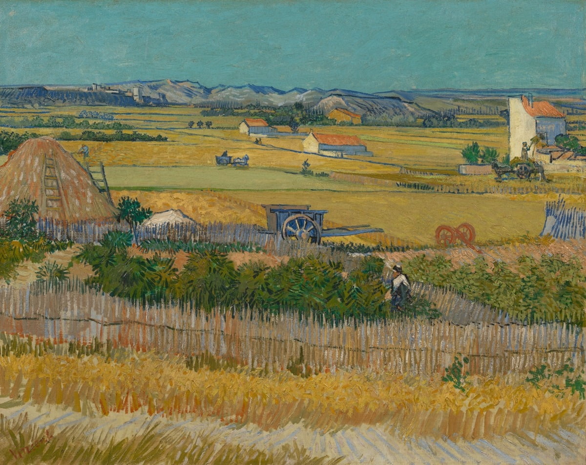 Vincent van Gogh (1853-1890) La moisson, 1888. Huile sur toile. Musée Van Gogh, Amsterdam. / © Van Gogh Museum, Amsterdam (Vincent van Gogh) Foundation).