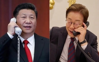 韓·中 정상 30분 통화…李 "시진핑 11월 경주 APEC에 초청"