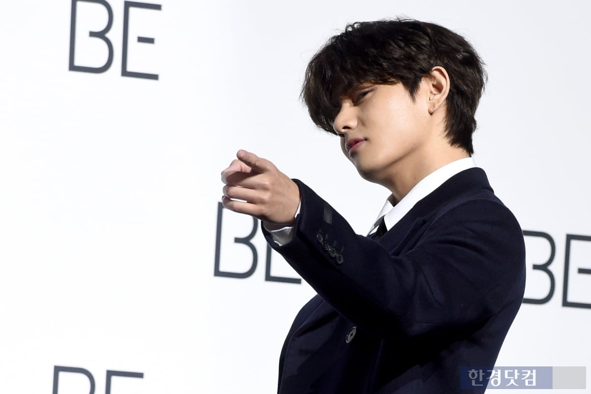 그룹 방탄소년단 뷔/사진=변성현 한경닷컴 기자 byun84@hankyung.com