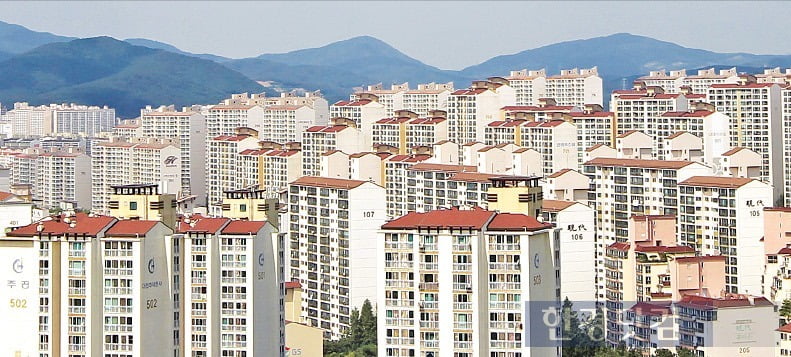 용인 수지구 아파트 단지 전경. 사진=한경DB