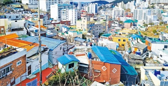 부산의 한 재개발 구역. 한경DB