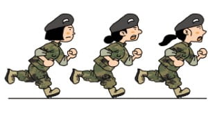 [천자칼럼] ROTC 여대생