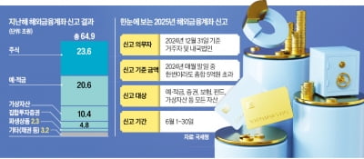해외금융계좌 투자자, 주식·코인 5억 넘으면 신고하세요