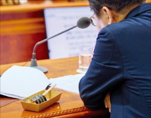 네 시간 가까이 이어진 국무회의 도중 점심으로 김밥을 먹고 있는 이재명 대통령.  /대통령실 제공