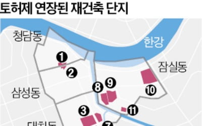 '잠삼대청' 재건축 단지 14곳 토지거래허가구역 1년 연장