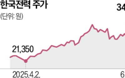 전기요금 동결에도…한전, 하루만에 20% 급등