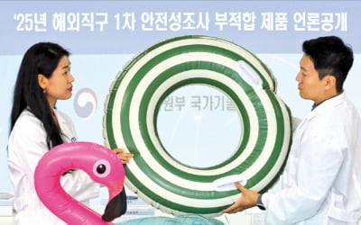 [포토] "해외 직구 물놀이 튜브, 안전기준 불합격"