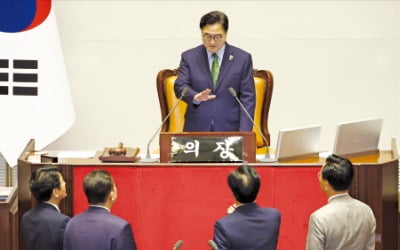 與, 상임위원장 선출 강행…법사위 이춘석, 예결위 한병도