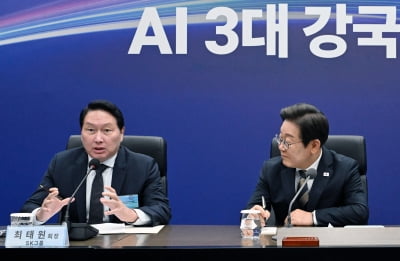 최태원 "정부가 'AI 수요자' 돼 달라…5조원 시장 창출 가능"