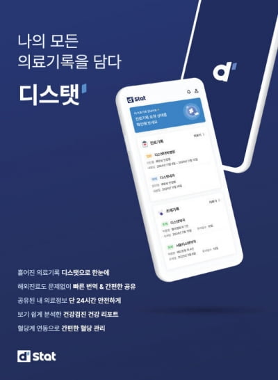 룰루메딕, 의료 마이데이터 통합 플랫폼 디스탯(d'stat) 정식 출시