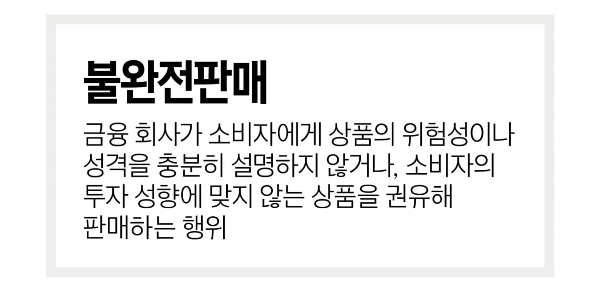 ‘불완전 판매’ 판단 기준은?…금융 투자자 필수 체크 포인트