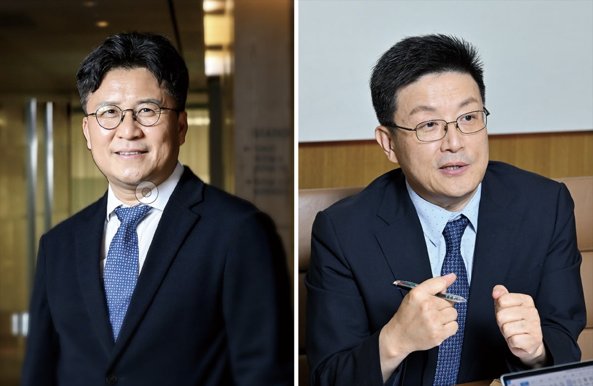 (왼쪽부터)전완규 파트너변호사(자산관리센터장), 배정식 수석전문위원. 사진 서범세 기자