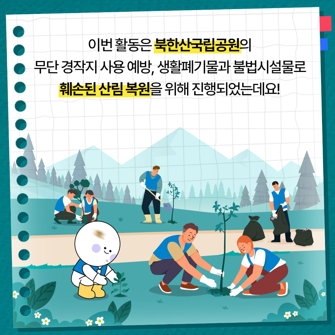 [카드뉴스] KT&G 복지재단, '2025 아름드리 생태복원 봉사활동' 진행