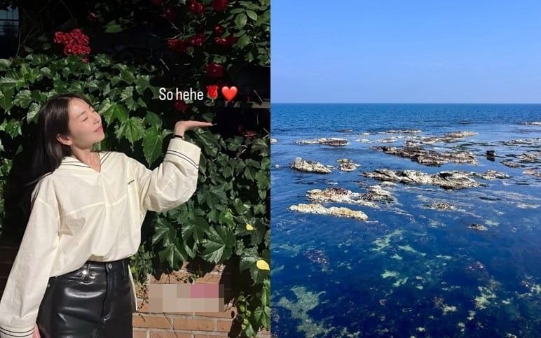 アン・ソヒ、政治色論争を乗り越え「青い海」写真で雰囲気転換