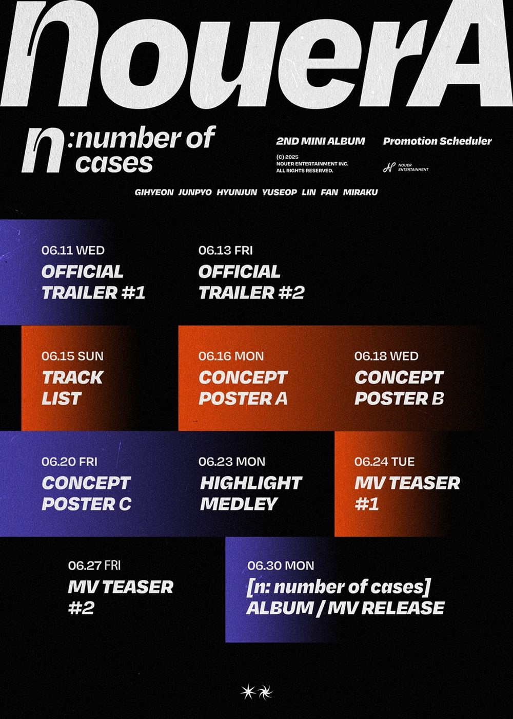NouerA Unveils Exciting Comeback Plans with New Mini Album 'n: number of cases'