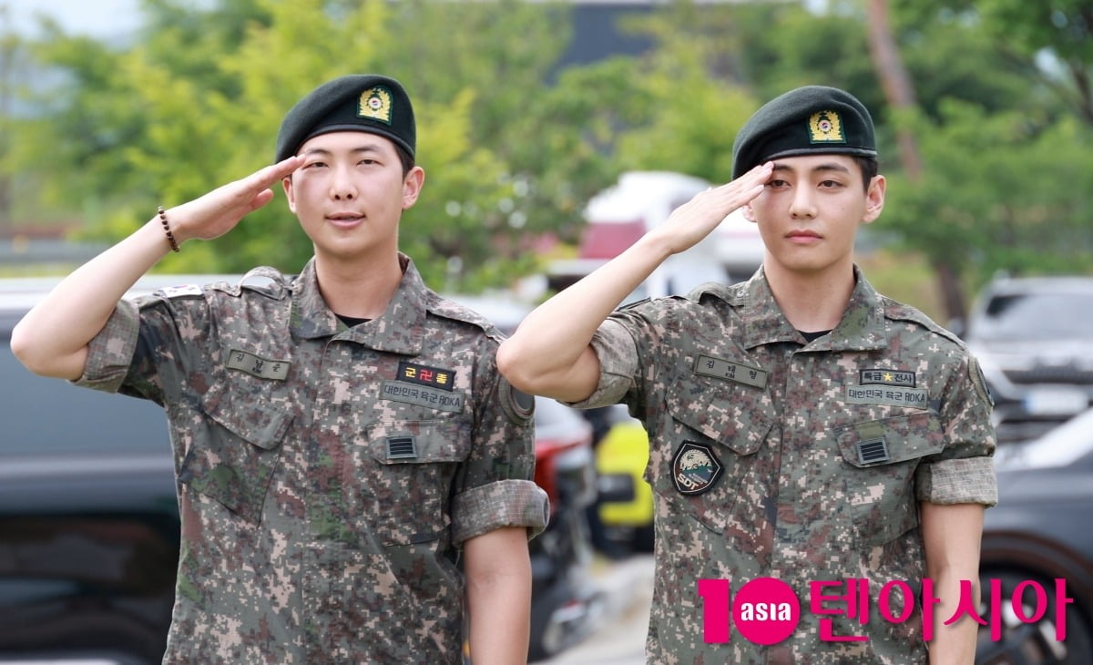 BTS Members RM and V Complete Military Service, Ready to Rejoin Society