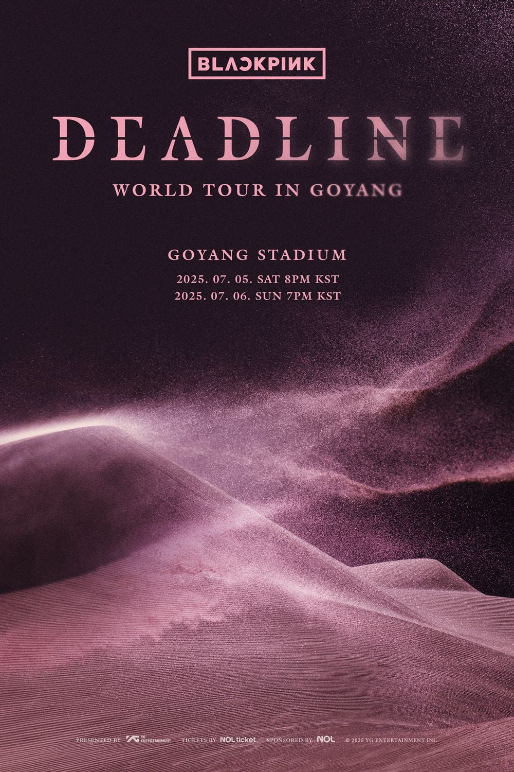 BLACKPINK Unveils 'DEADLINE' World Tour Poster, Igniting Global Excitement