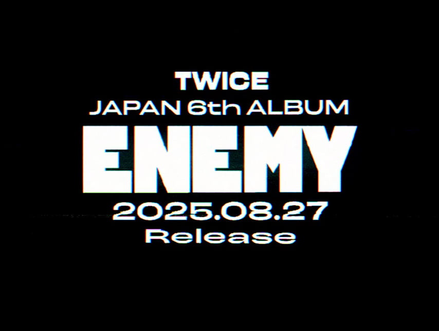 TWICE、日本6thアルバム『ENEMY』8月27日リリース決定！