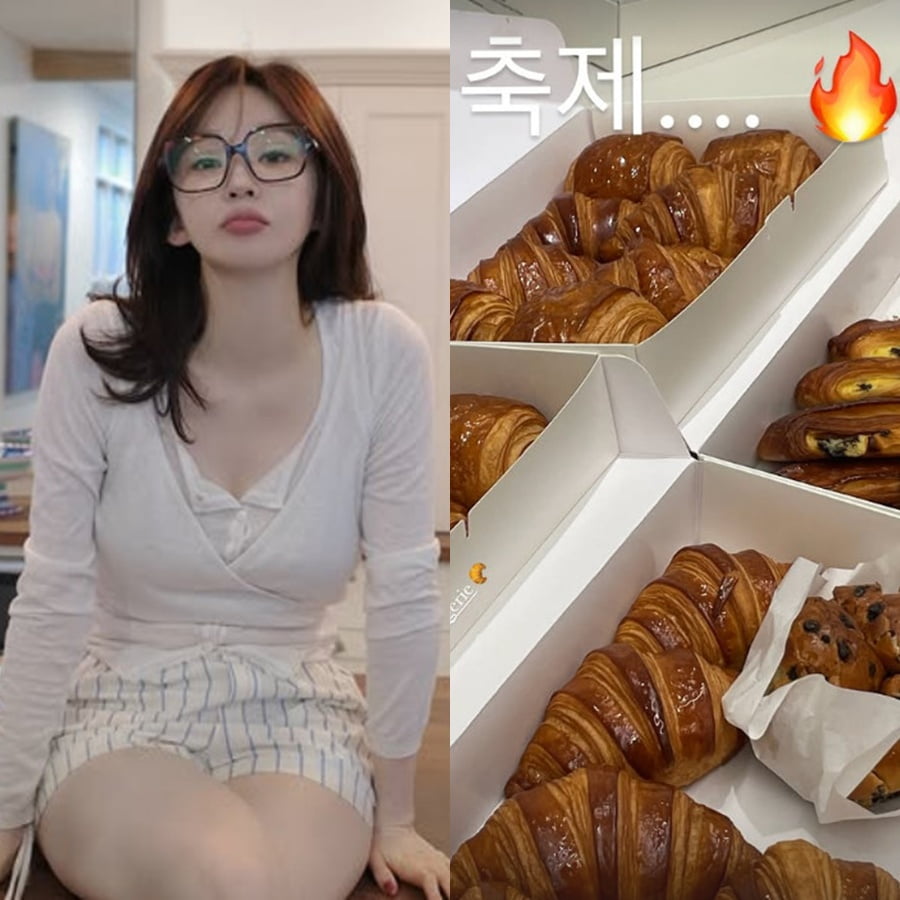 K-Pop Star Kang Min-kyung Treats Her Team to a Delightful Snack Time