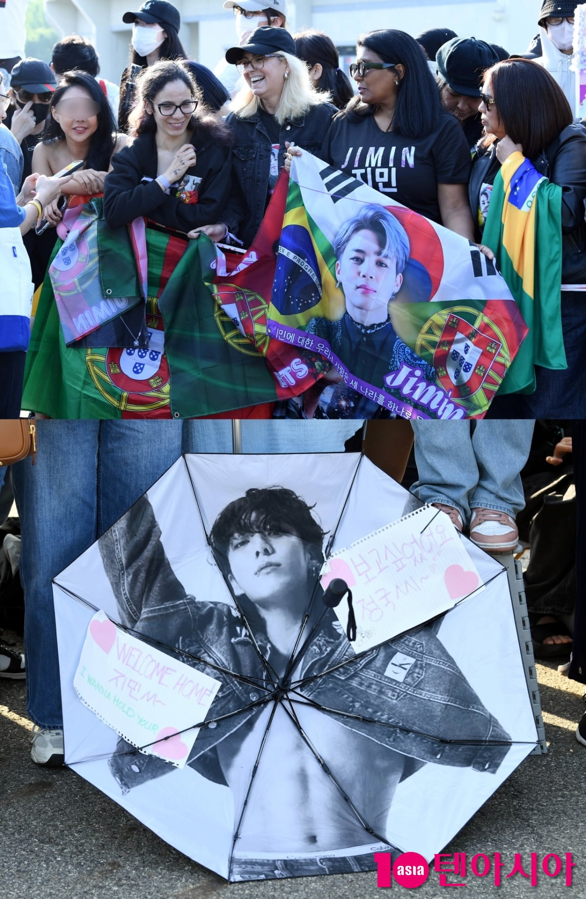 BTSのジミンとジョングク、兵役を終えて除隊式で敬礼ポーズ