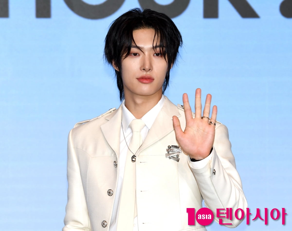 ATEEZ's Mingi Attends Press Conference for Mini Album 'GOLDEN HOUR: Part.3'