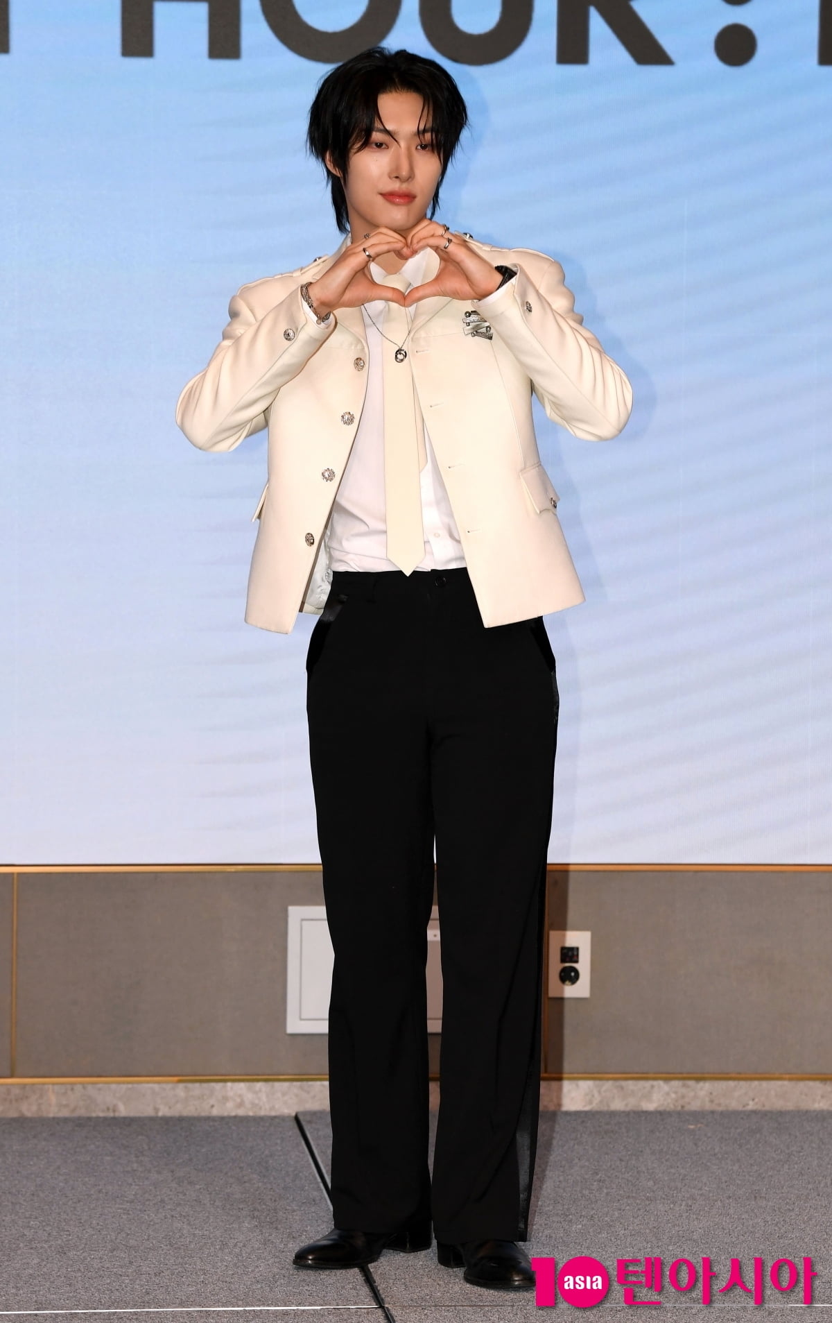 ATEEZ's Mingi Attends Press Conference for Mini Album 'GOLDEN HOUR: Part.3'